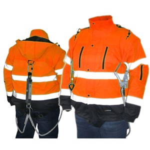 KURTKA ROBOCZA OSTRZEGAWCZA KARDIF POM.